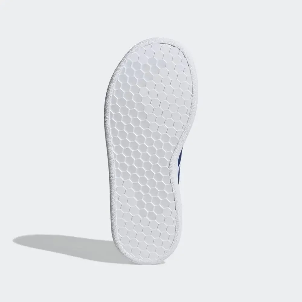 ADIDAS GRAND COURT SHOES KIDS', WHITE, SIZE 3.5